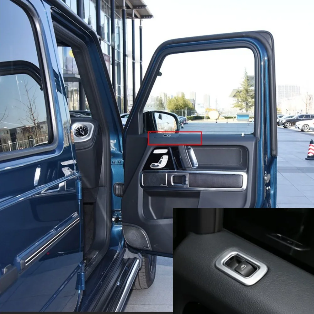 4 шт. крышка кнопки оконного подъемника trimchrome ABS подходит для Mercedes Benz G класса W463 G350