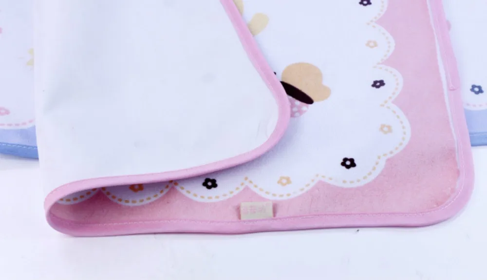 2 шт. для новорожденных квадратный мочи площадку детские тканевые многоразовые подгузники кроватки коврик хлопка Мумия материнства