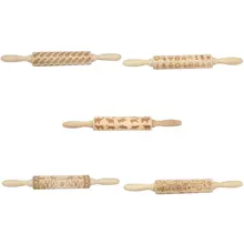 Рождество тиснение Скалка выпечки печенье лапша печенье, фондан, пирог тесто гравировкой ролик олень; Снежинка