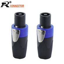 10 шт./лот NL4FX Speakon 4 Pin штекер аудио Динамик громкий Динамик усилитель 4 Pin Мощность кабель провод разъем