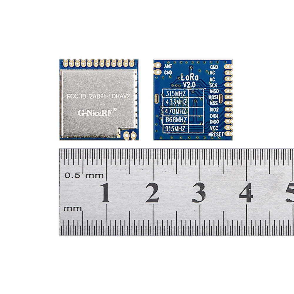 4 шт./лот FCC Сертифицированный 100 мВт SX1276 Lora модуль 915 МГц | 868 км радиочастотный