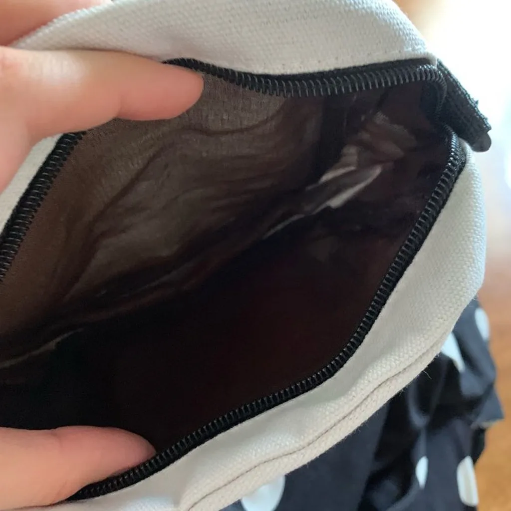 Женская парусиновая художественная сумка через одно плечо с диагональным