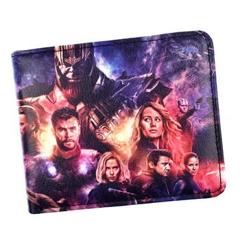 

Marvel Wallet Avengers High Quality PU Short Men's Purse Boy's Coin Purses