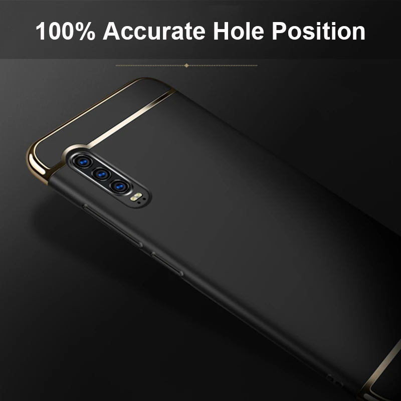 Luxury Hard PC Phone Case For Huawei P40 Pro Lite Y8P Y9S Matte 3 in 1 Cover Case For Honor 30 Pro Plus 10i 30S 8C 8X 9A 9X Pro