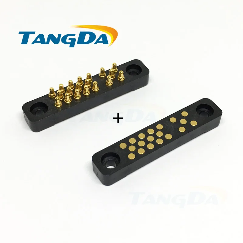 

TANGDA 19pin big current probe pogopin connector pcb board contact conductive needle 19p 4.12mm 3mm 8.7mm A