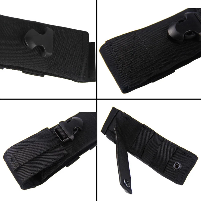 

1000D Nylon Flashlight Pouch Holster Belt Carry Case Holder Accessaries