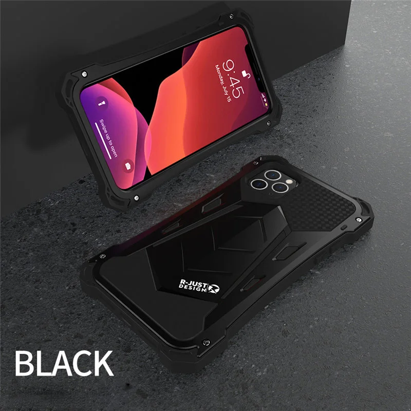 Сверхмощный чехол для iPhone 11 Pro Doom Armor металлический чехол для iPhone 11 R-just противоударный чехол для iPhone 11 Pro Max