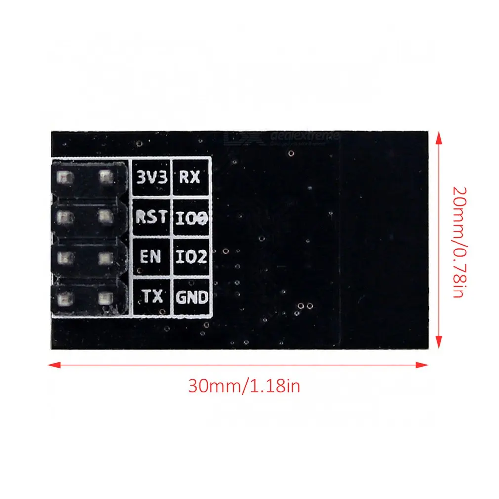 Esp 07S Esp8266 беспроводной приемопередатчик с последовательным подключением к Wi Fi