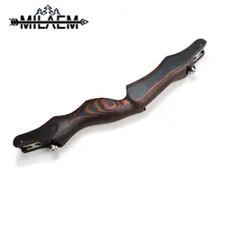 19 дюймов X8 лук для стрельбы из лука Riser правая ручная деревянная ручка изогнутый лук Riser американские Охотничьи аксессуары для спорта на