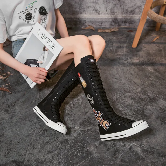 【beautiful people】canvas high cut boots s-l400.jpg