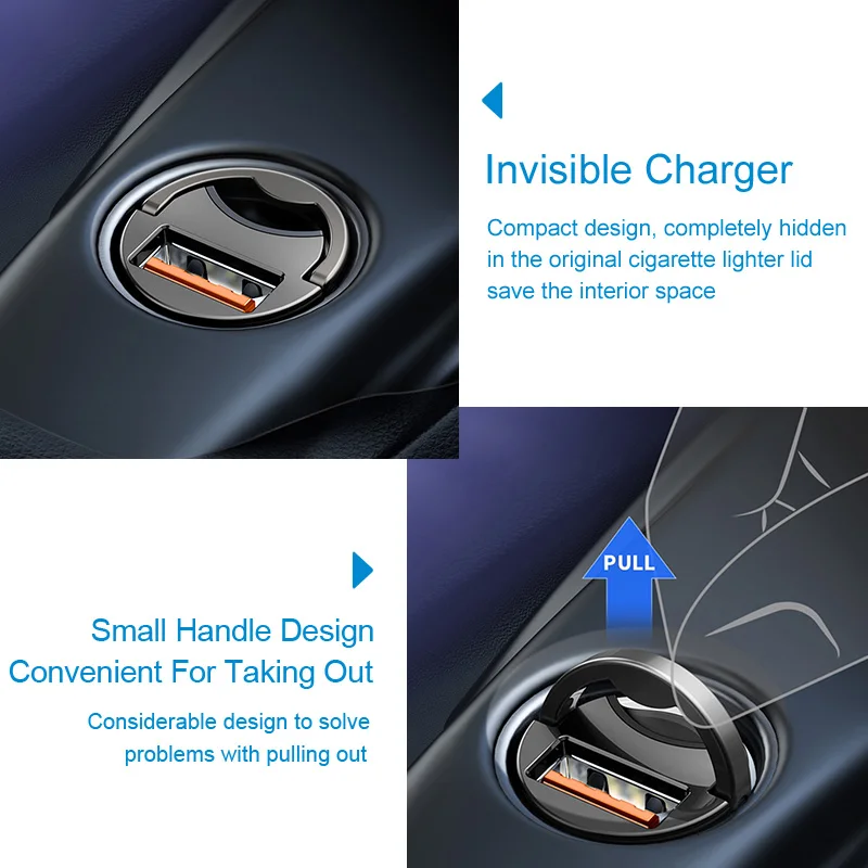 Baseus Quick Charge 4,0 3,0 USB C автомобильное зарядное устройство для huawei P30 Xiaomi Mi9 мобильный телефон QC4.0 QC3.0 type C PD 3,0 Быстрая зарядка автомобиля