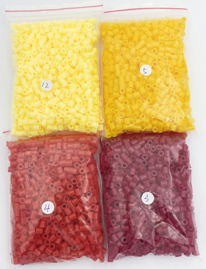 Rainbow Mix Iron Beads Craft Kit - 2000 Pieces for Creative Kids' Projects
