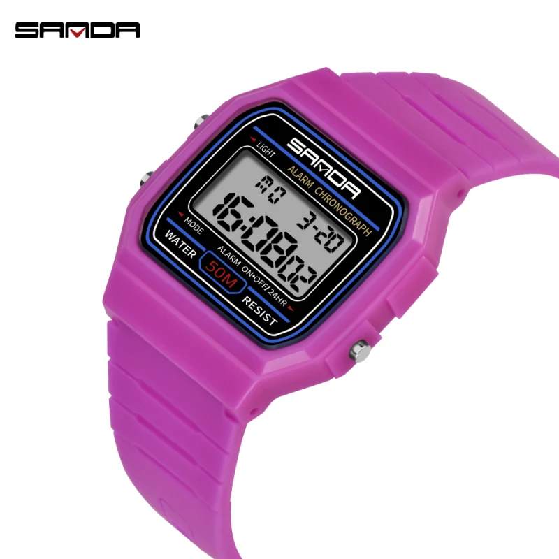 Mejor Compra Reloj electrónico deportivo para niños, resistente al agua, con alarma para chica, regalo Infantil WDgEGdGMy