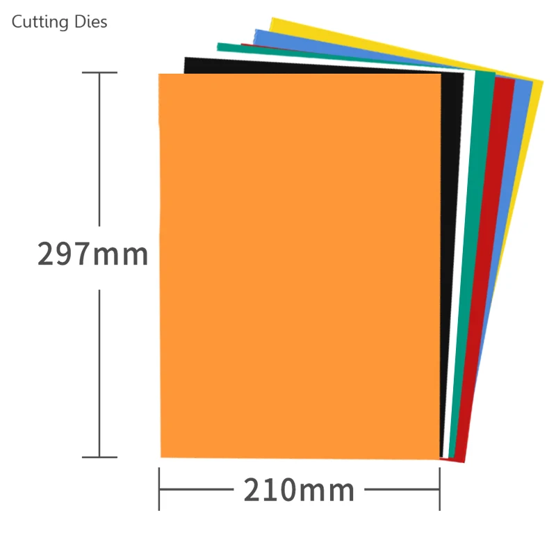

2019 Colorful 297x210mm Cutting Dies Storage Magnetic A4 Sheets Vent Cover Cardmaking Stamp Die Storage