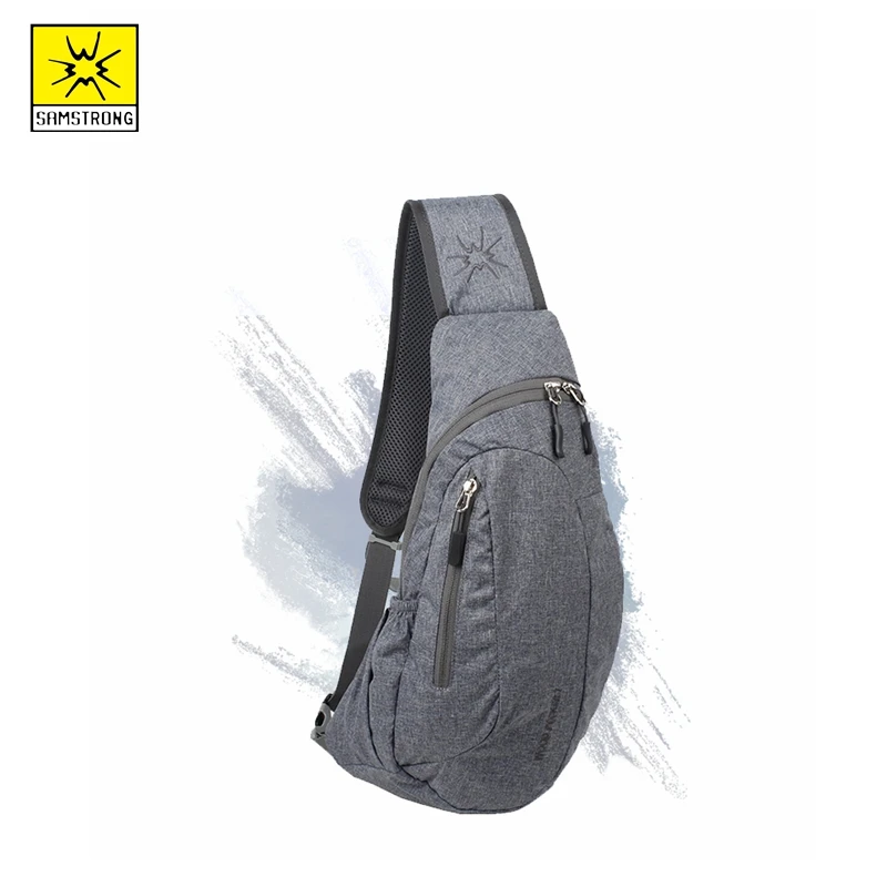 Gray Jeans Мужская нагрудная сумка, нейлоновая, водонепроницаемая, для путешествий, Спортивная, через плечо, слинг, нагрудная сумка, для альпинизма, для мобильного телефона, сумка на пояс - Цвет: Gray Jeans