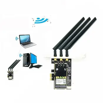 

WTXUP MINI PCIE to PCIE AC wireless network card adapter 7260AC AR5B22 card BCM94352 T4B8