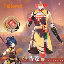 

Tailor-made Genshin Impact Xiangling Cosplay Clothing Costume Full Set Playable Pyro Character Game Cos
