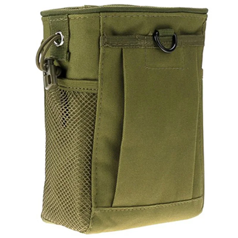 

Molle System Hunting Magazine Dump Drop Pouch Recycle Waist Pack Ammo Bags Hunting Accessories Bag,Green