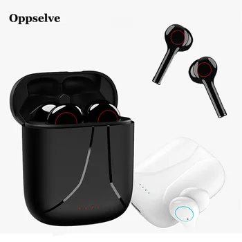 

Oppselve Bluetooth Earphones Wireless Earbuds Sports Handsfree Earphone Headset with Charging Box for iPhone 11 X Xiaomi Huawei