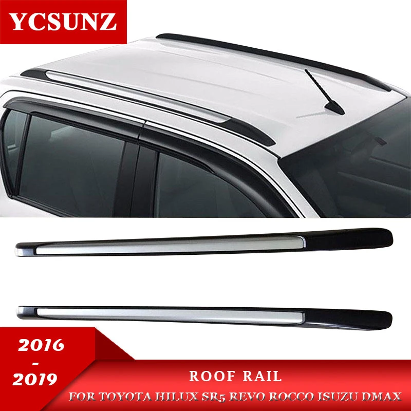 Rieles de techo para coche, barras portaequipajes para Isuzu d max Hilux Revo Rocco 2019 2016 2017 2018, doble cabina decorativa, 2019|Cajas y cestas de techo| - AliExpress
