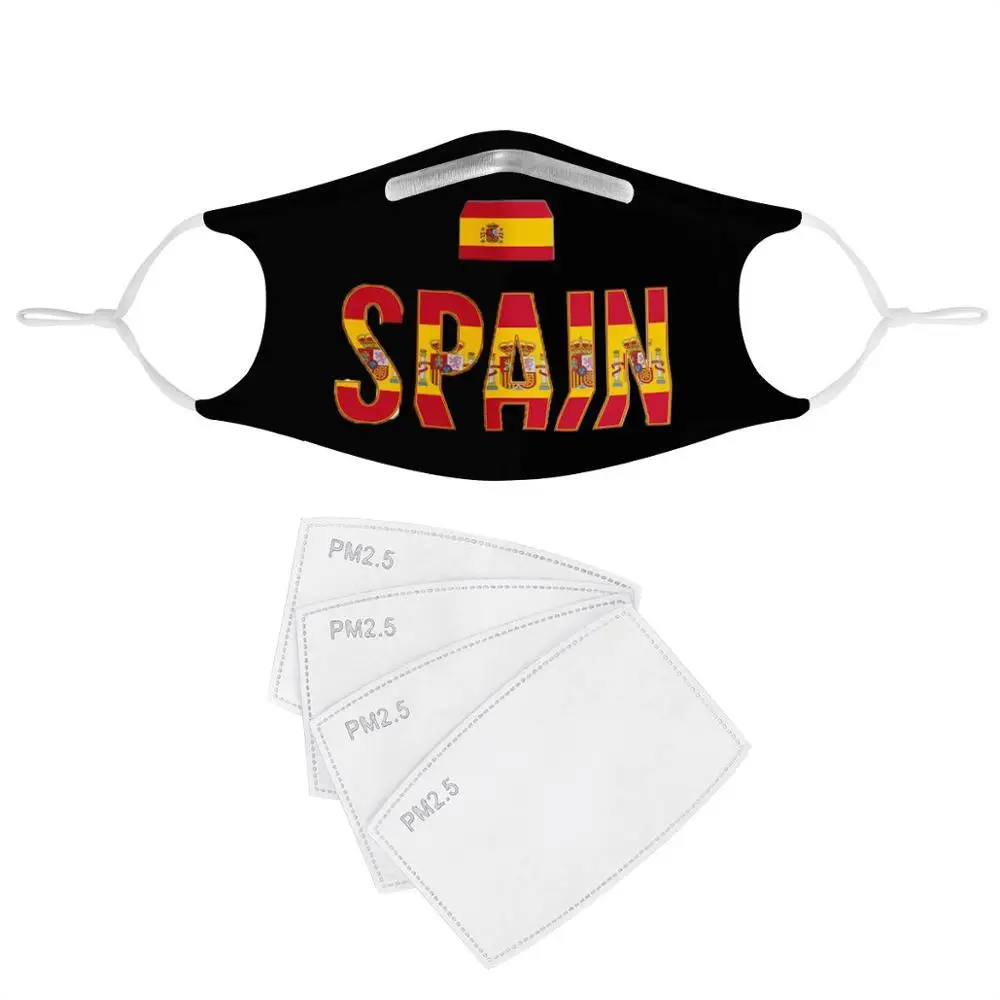 Пользовательский узор 4 шт маски для фильтров углеродная вставка защита от пыли