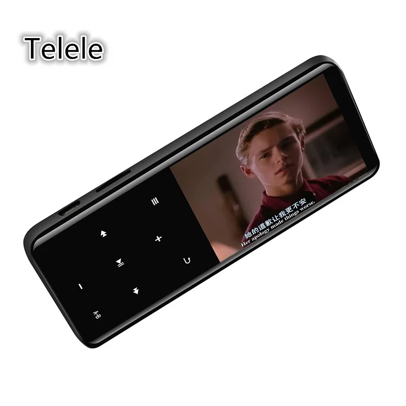 Музыкальный mp3 плеер Telele с ЖК экраном 2 4 дюйма из цинкового сплава без потерь Hi Fi