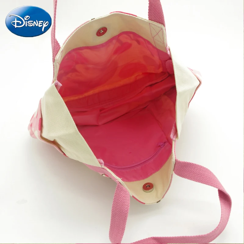 Disney Микки Минни сумки на ремне Женская Повседневная сумка большая емкость для девочек Дорожная сумка для покупок парусиновая водонепроницаемая сумка для мамы