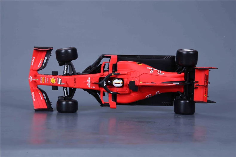 Bburago 1:18 F1 SF90#5 Sebastian Vettel#16 Charles Leclerc гоночный литой автомобиль