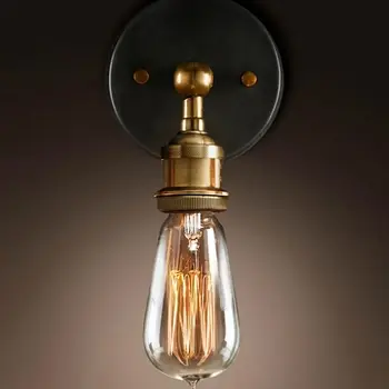 

AC85-265V Vintage Industrial Wall Light Metal Retro Sconce Indoor Decorative Wall Lamp Q0KF