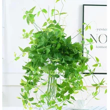 6 шт. искусственные растения лист украшение из плюща цветок листья домашняя Свадебная вечеринка в саду моделирование Флориды растения Зеленые украшения 96 см