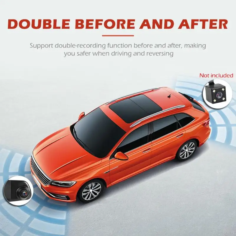 Q103B зеркало заднего вида автомобиля dvr камера 4,3 дюймов ips экран HD 1080p Dashcam