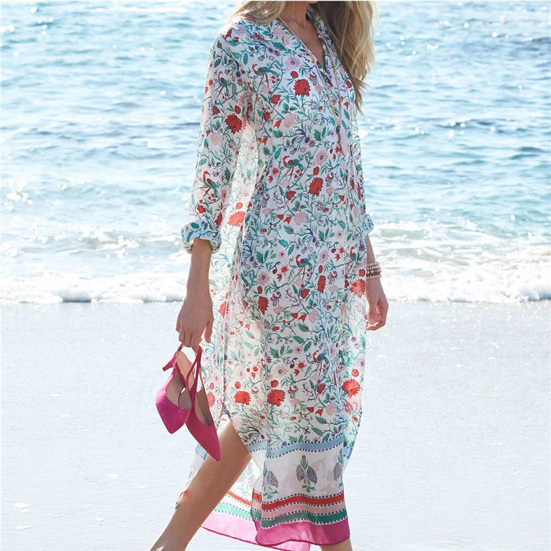 Женское парео пикантная накидка шифоновое бикини 2020 одежда для купания туника