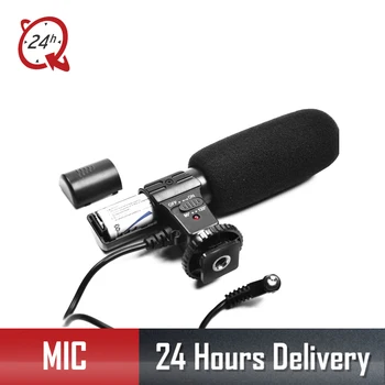

Stereo Recording Microphone VLOG Photography Interview Digital Video Recording Microphone for Nikon Canon DSLR Camera For 750D