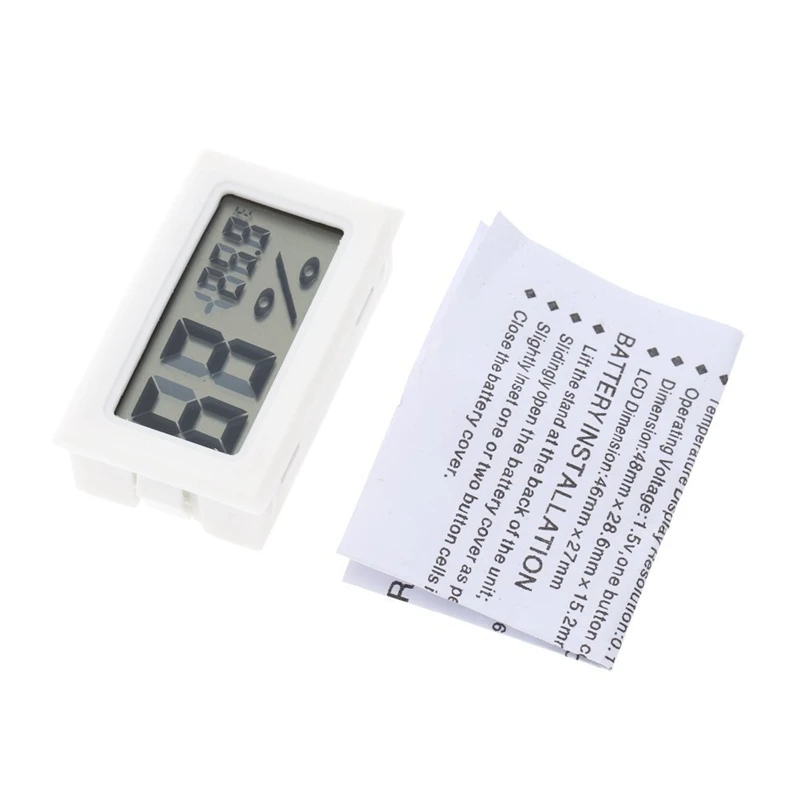 Мини lcd Цифровые Термометры гигрометры тестеры температуры и влажности 'внутренние