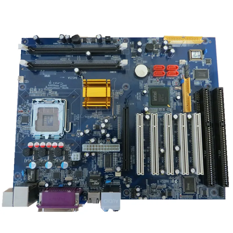 Eip KH-945 с Процессор+ вентилятор+ щит Intel LGA775 блок питания ATX материнская плата поддерживает DDR2 400/533/667/SDRAM(синхронное динамическое ОЗУ(до 4 Гб