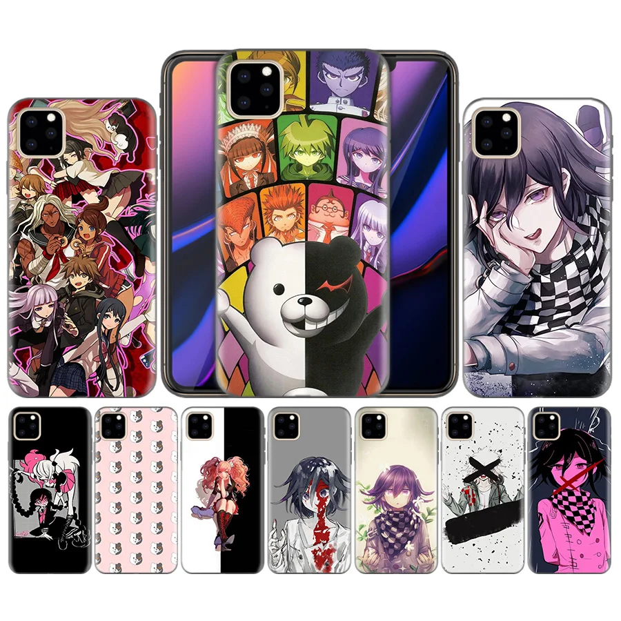 

Silicone Phone Case Cover For iphone XR XS Max X 7 8 6 6S Plus 11 11Pro Max 5 5S 5C SE 7Plus 8Plus Danganronpa Anime Phone Shell