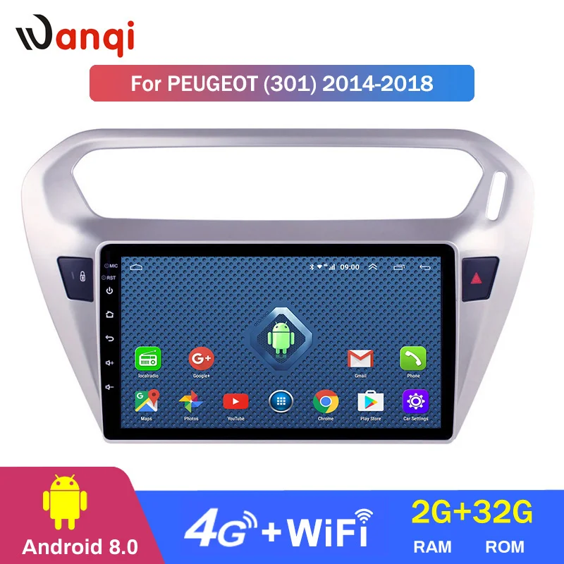Автомобильный Android GPS-навигатор WANQI 4G Lte радиоплеер автомобильный DVD-плеер