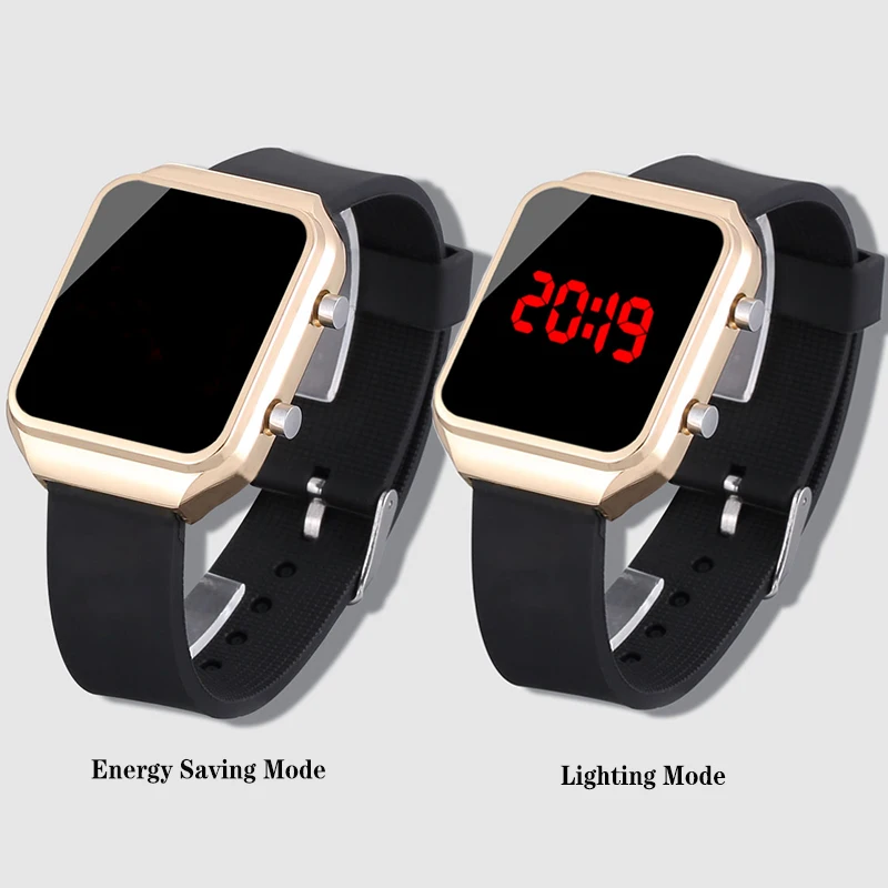 Модные светодиодные часы женские часы силиконовые женские наручные часы цифровые наручные часы с датой мужские наручные часы электронные часы