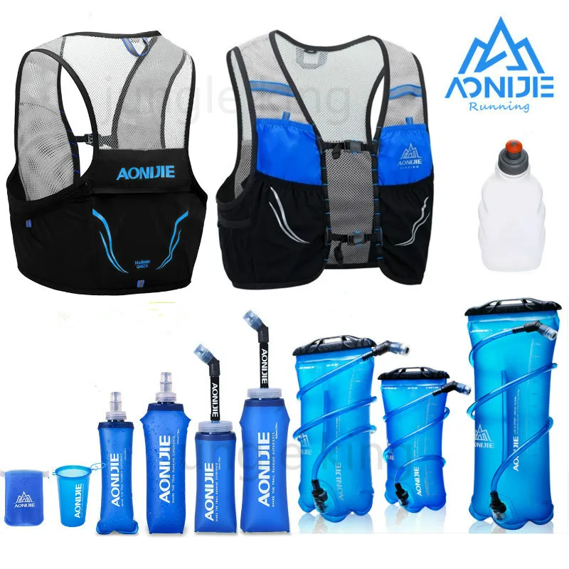 

AONIJIE C932 Running Backpack 500mml 600ml Outdoor Sport Bicycle Soft Water Bottle Folding TPU Soft Flask Water Bladder Bag