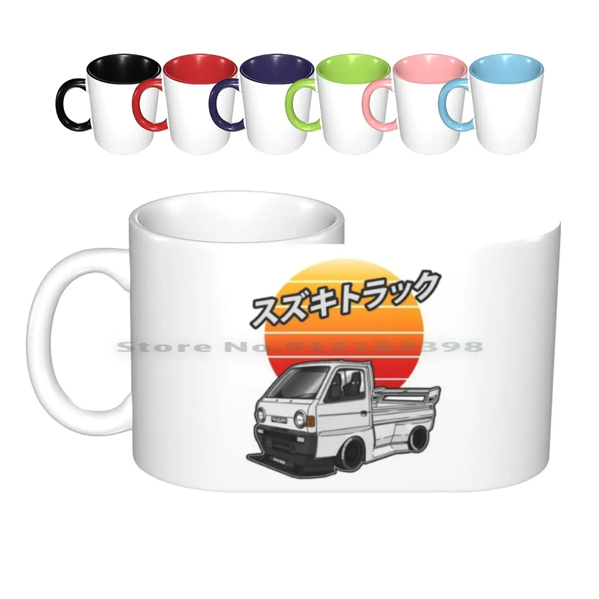 Керамические кружки Jdm для уличного грузовика кофейные чашки Кружка молока и чая
