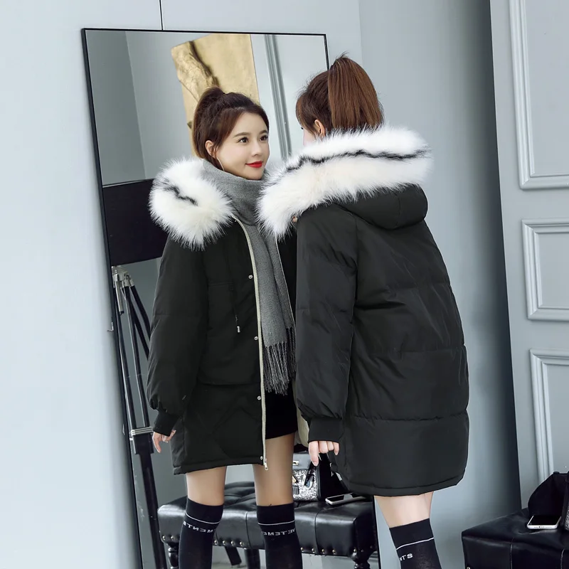  New Tide Winter Warm Coat Padded Short Female Slim Thin Jackets woMen Thick Cotton Jacket Clothing