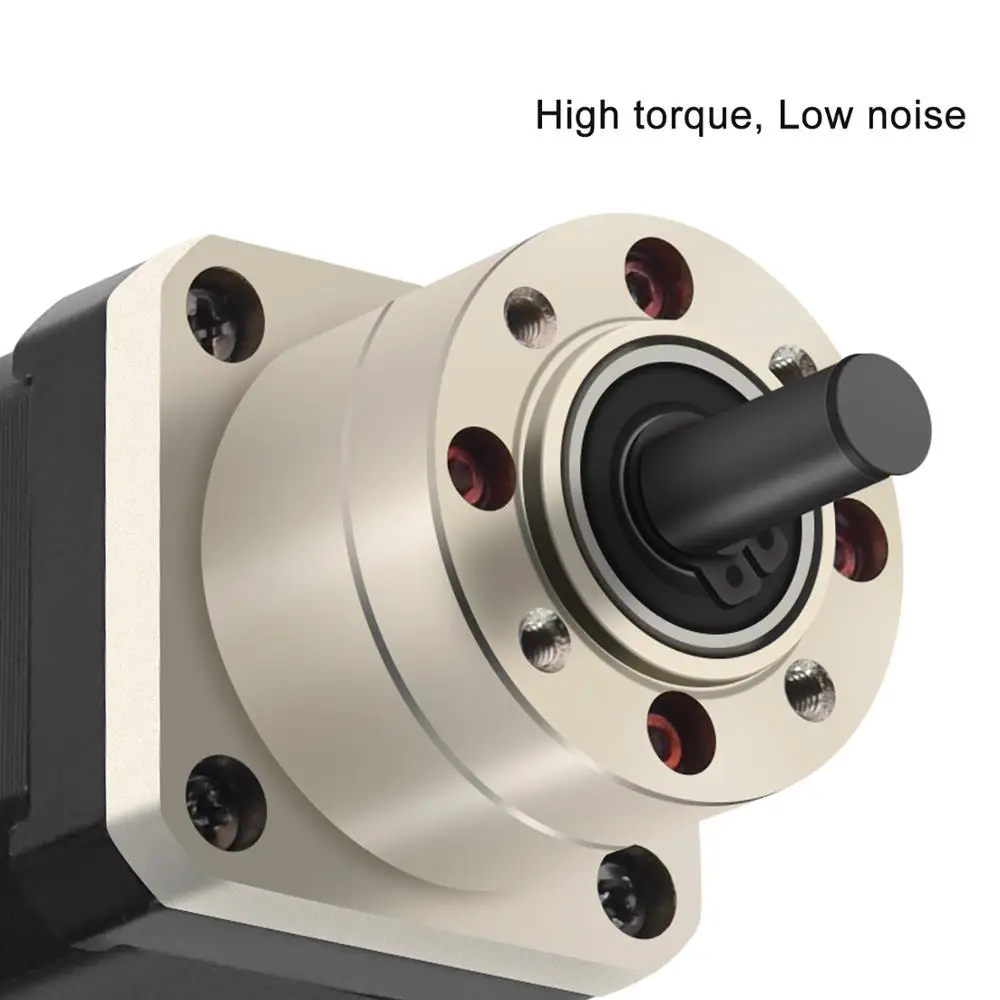 Nema 17 шаговый двигатель Передаточное отношение 5:1 Планетарная коробка передач 42 двигатель экструдер 1.68A L = 48 мм Nema17 шаговый двигатель