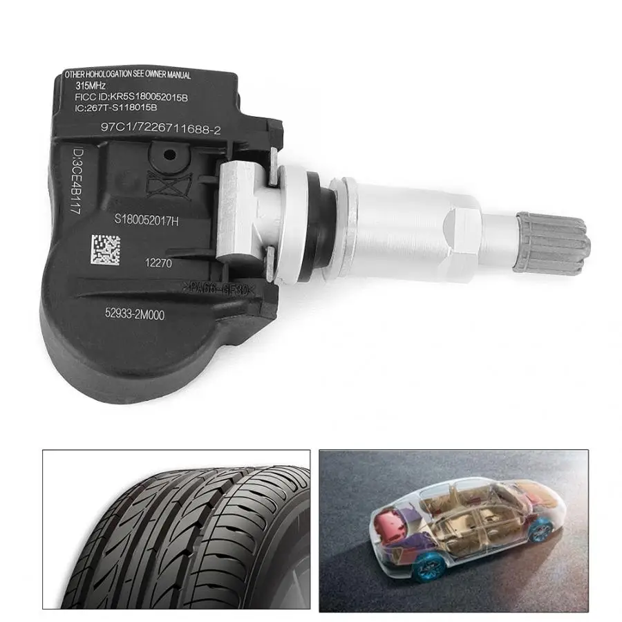 Датчик давления TPMS датчик давления в шинах Замена 52933-2M000 для Chrysler Dodge Jeep автомобилей