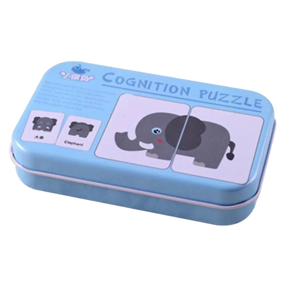 

Baby Learning Card Baby Cognitive Card With Iron Carry Box Kids English Learning Tool Montessori Educativos Tools Mini Desk Game
