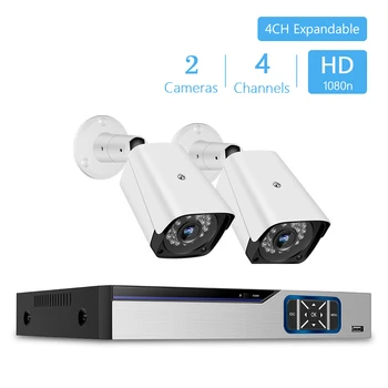 

4/8CH CCTV System 2/4PCS 1080p Outdoor Weatherproof Security Camera Analog IP Camera Home Security Video Surveillance System