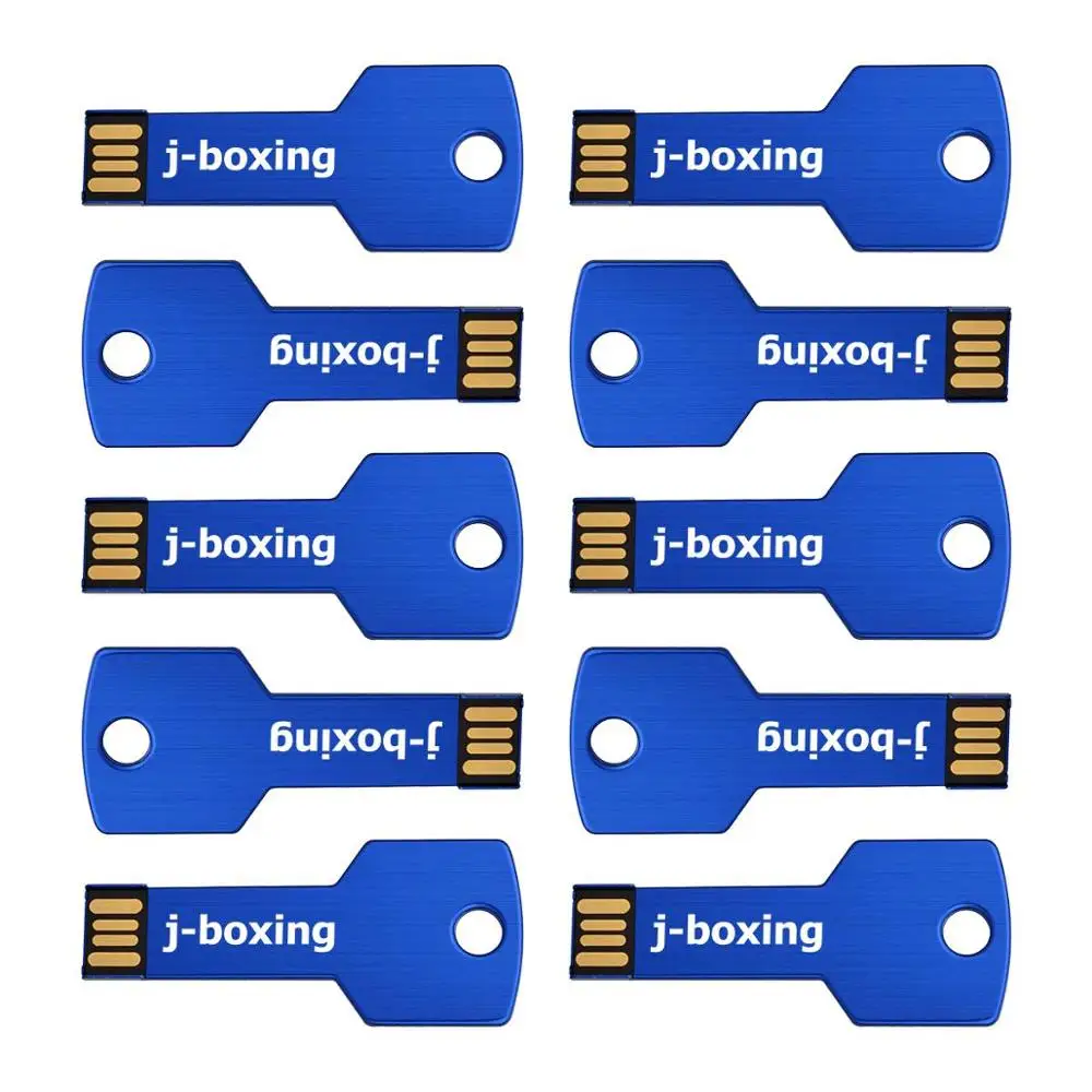 USB флеш накопитель J boxing 10 шт./лот в форме ключа карта памяти флешка для компьютера