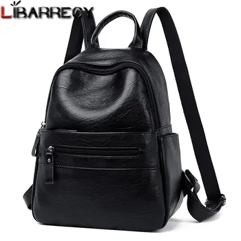 

Fashion Luxury Women Backpack Sac A Dos Female Leather Backpacks Travel Bookbag Designer School Bag for Teenage Girls Mochila