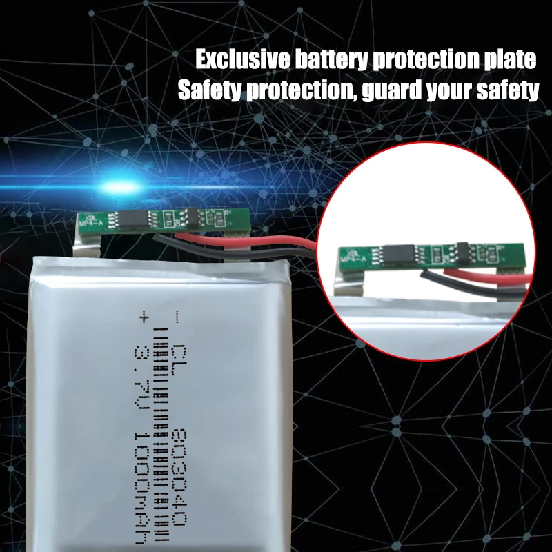 3.7V 1000mAh Lipo Battery Replacement Lithium Li-Po Polymer Rechargeable Battery For Bluetooth speaker PDA rechargeable lithium batteries