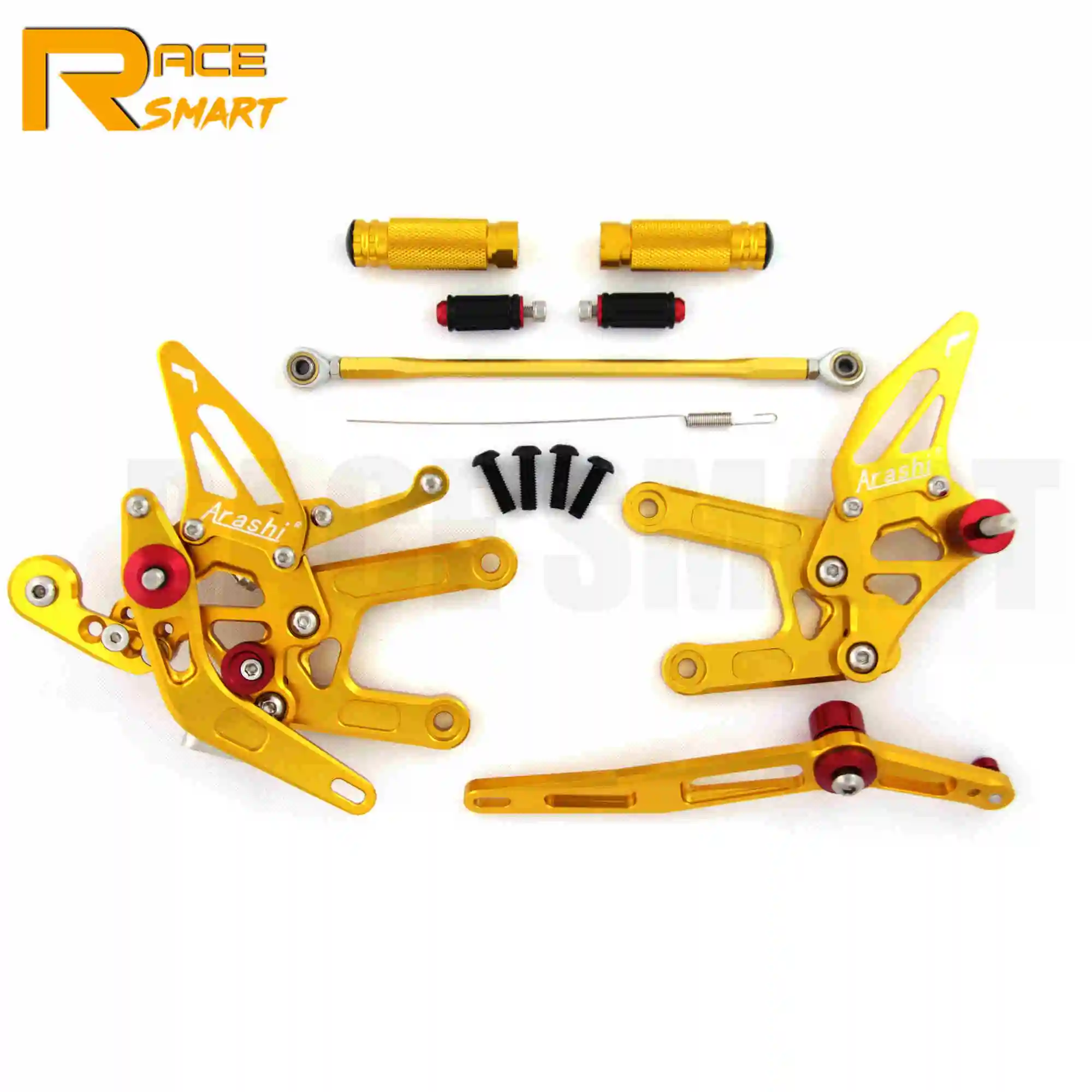 CNC Регулируемая коробка передач Rearset для YAMAHA YZF R6 2006- аксессуары для мотоциклов педаль peg задний набор 2013 - Цвет: Gold