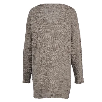 

Womens Cardigan Sweater Coat Pockets Loose Solid Color Open Front Cardigan Sweaters XRQ88